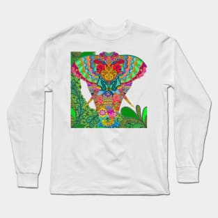 Ethnic Tusker-Jungle Long Sleeve T-Shirt